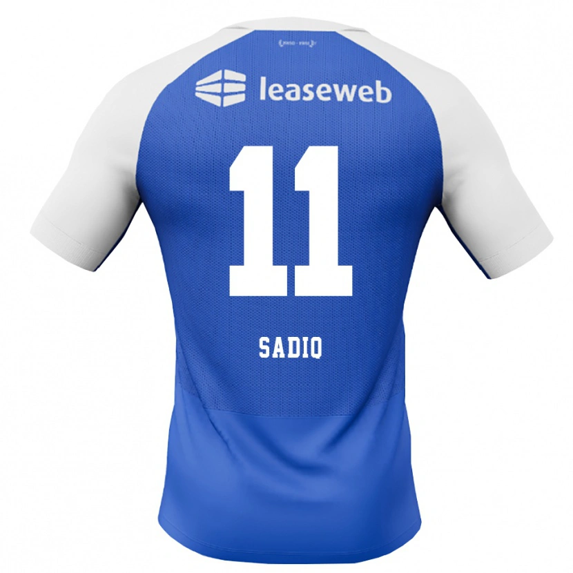 Danxen Mulher Camisola Ibrahim Sadiq #11 Dodgerblue Vermelho Branco Alternativa 2026/27 Camisa Brasil