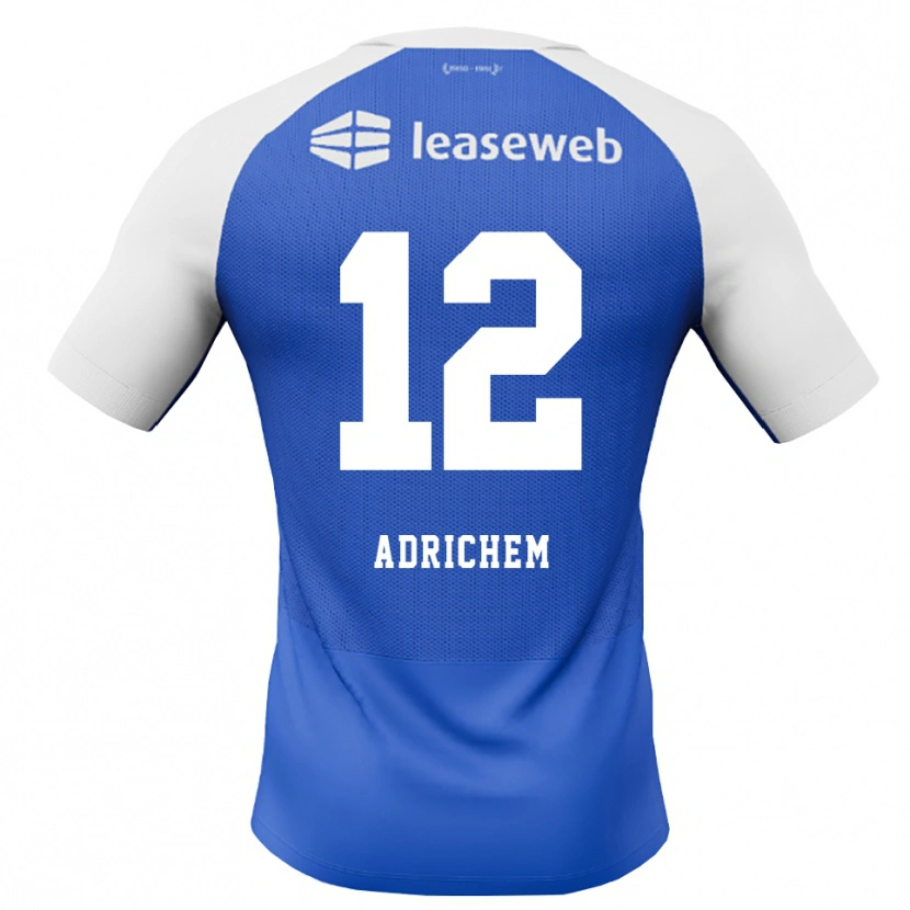 Danxen Mulher Camisola Mees Adrichem #12 Dodgerblue Vermelho Branco Alternativa 2026/27 Camisa Brasil