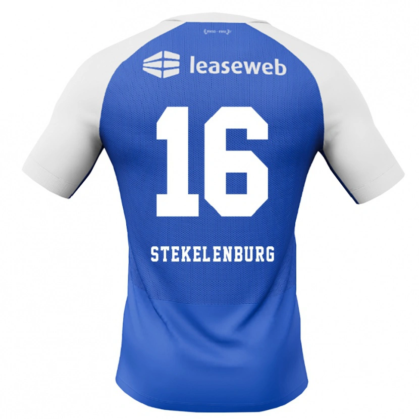 Danxen Mulher Camisola Sem Stekelenburg #16 Dodgerblue Vermelho Branco Alternativa 2026/27 Camisa Brasil