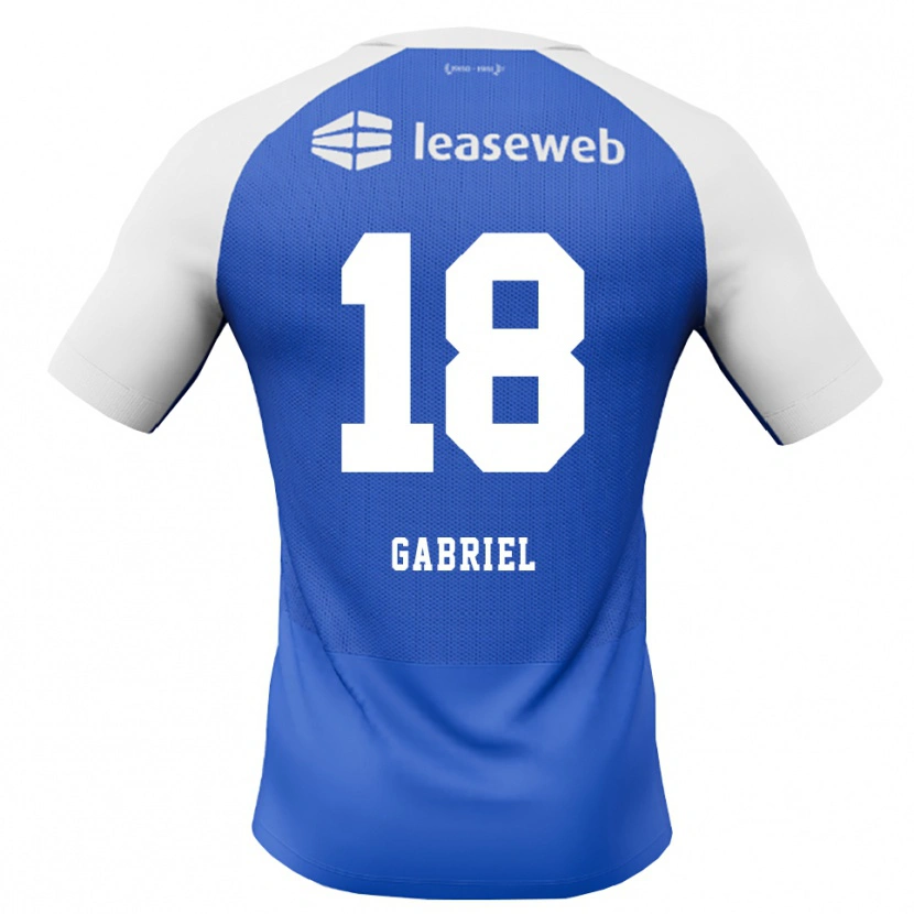 Danxen Mulher Camisola Gabriel Jongens #18 Dodgerblue Vermelho Branco Alternativa 2026/27 Camisa Brasil