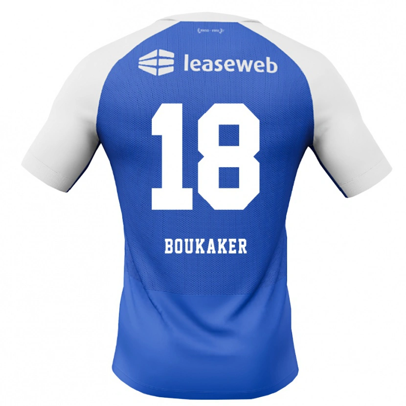 Danxen Mulher Camisola Romaissa Boukaker #18 Dodgerblue Vermelho Branco Alternativa 2026/27 Camisa Brasil