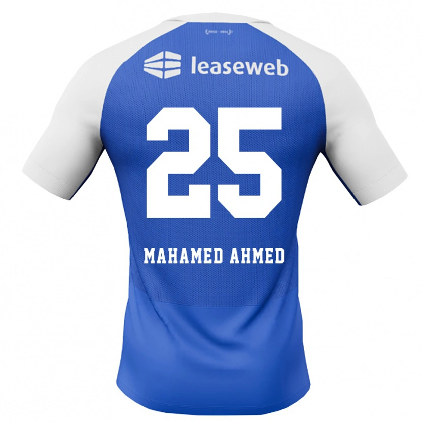 Danxen Mulher Camisola Nuur Mahamed Ahmed #25 Dodgerblue Vermelho Branco Alternativa 2026/27 Camisa Brasil