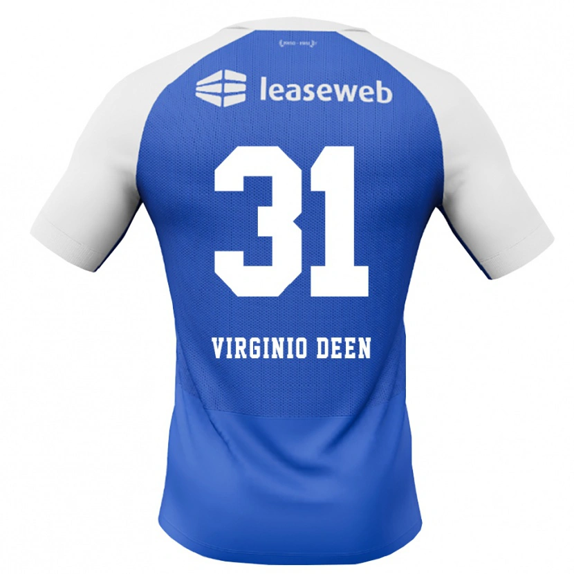 Danxen Mulher Camisola Daniël Virginio Deen #31 Dodgerblue Vermelho Branco Alternativa 2026/27 Camisa Brasil