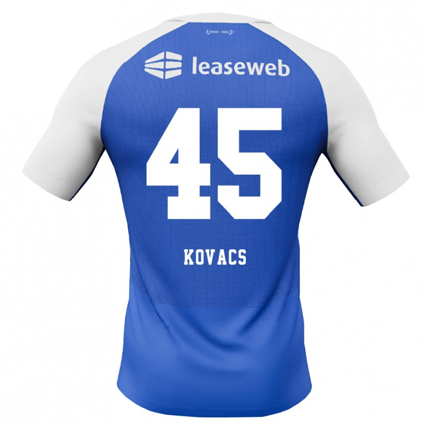 Danxen Mulher Camisola Bendegúz Kovács #45 Dodgerblue Vermelho Branco Alternativa 2026/27 Camisa Brasil