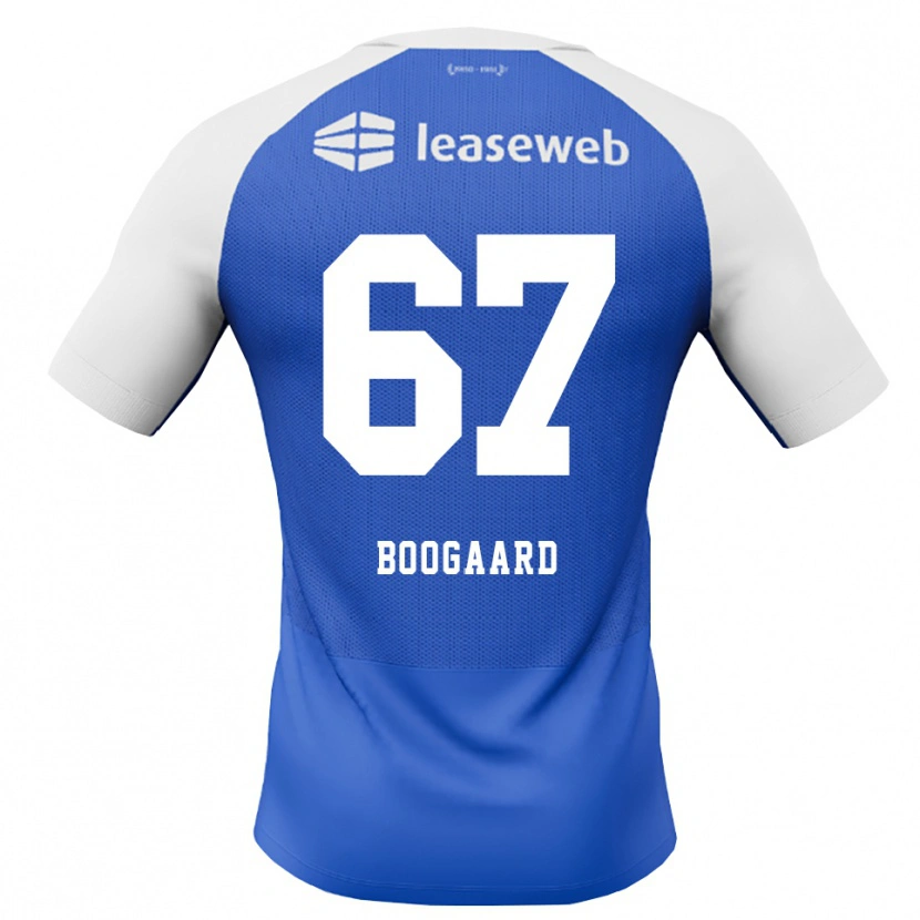 Danxen Mulher Camisola Kasper Boogaard #67 Dodgerblue Vermelho Branco Alternativa 2026/27 Camisa Brasil