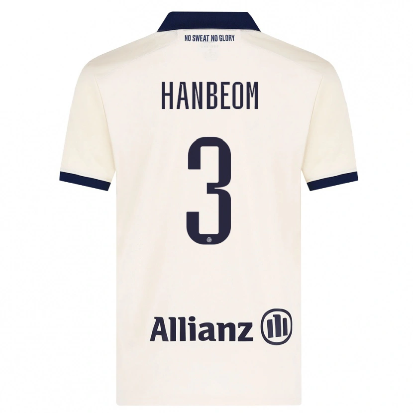 Danxen Mulher Camisola Han-Beom Lee #3 Beige Preto Alternativa 2026/27 Camisa Brasil