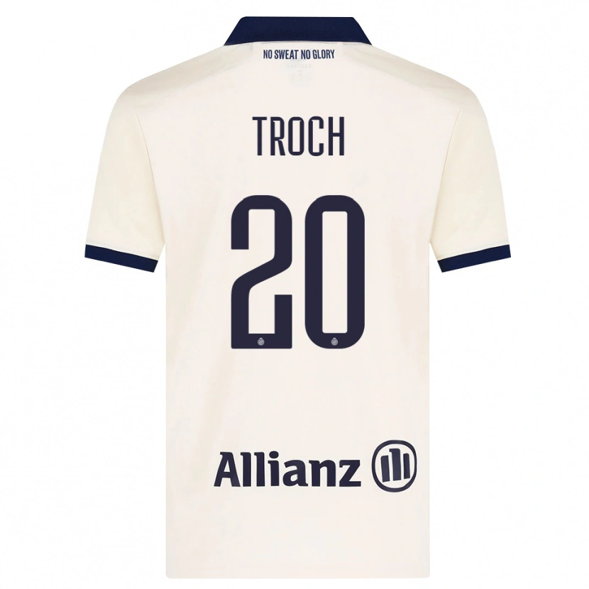 Danxen Mulher Camisola Stan Troch #20 Beige Preto Alternativa 2026/27 Camisa Brasil