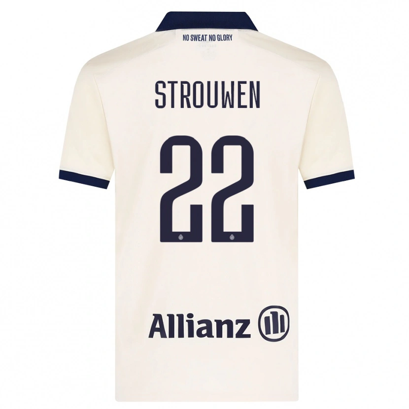 Danxen Mulher Camisola Léni Strouwen #22 Beige Preto Alternativa 2026/27 Camisa Brasil
