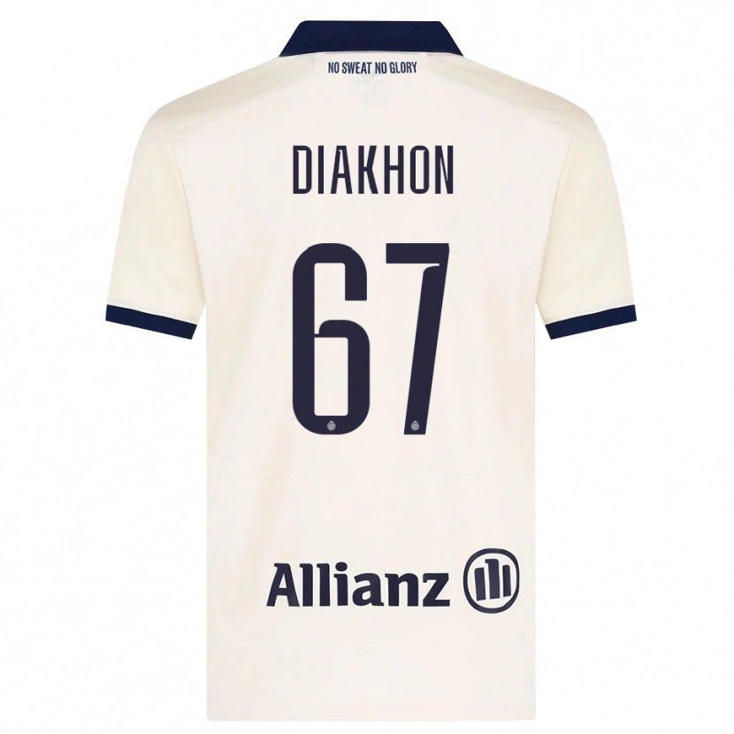 Danxen Mulher Camisola Mamadou Diakhon #67 Beige Preto Alternativa 2026/27 Camisa Brasil