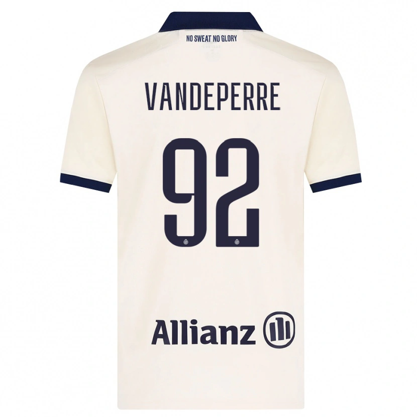 Danxen Mulher Camisola Alexander Vandeperre #92 Beige Preto Alternativa 2026/27 Camisa Brasil