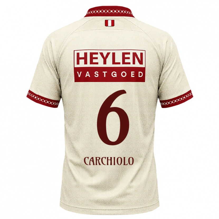 Danxen Mulher Camisola Ilano Carchiolo #6 Beige Vermelho Alternativa 2026/27 Camisa Brasil