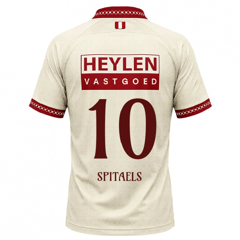 Danxen Mulher Camisola Nathan Spitaels #10 Beige Vermelho Alternativa 2026/27 Camisa Brasil