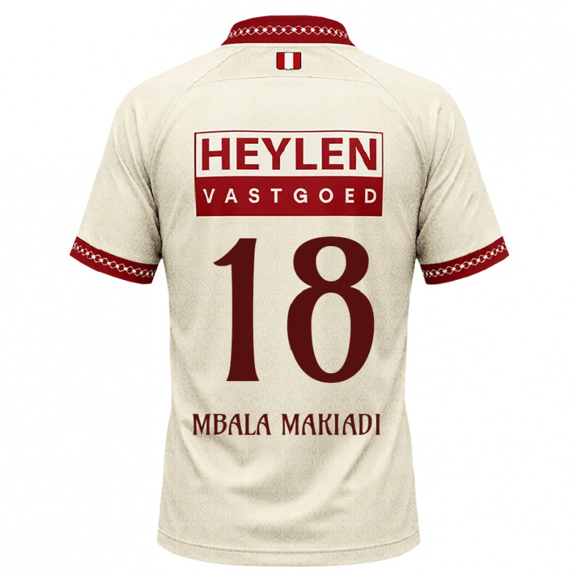 Danxen Mulher Camisola Ravi Mbala #18 Beige Vermelho Alternativa 2026/27 Camisa Brasil