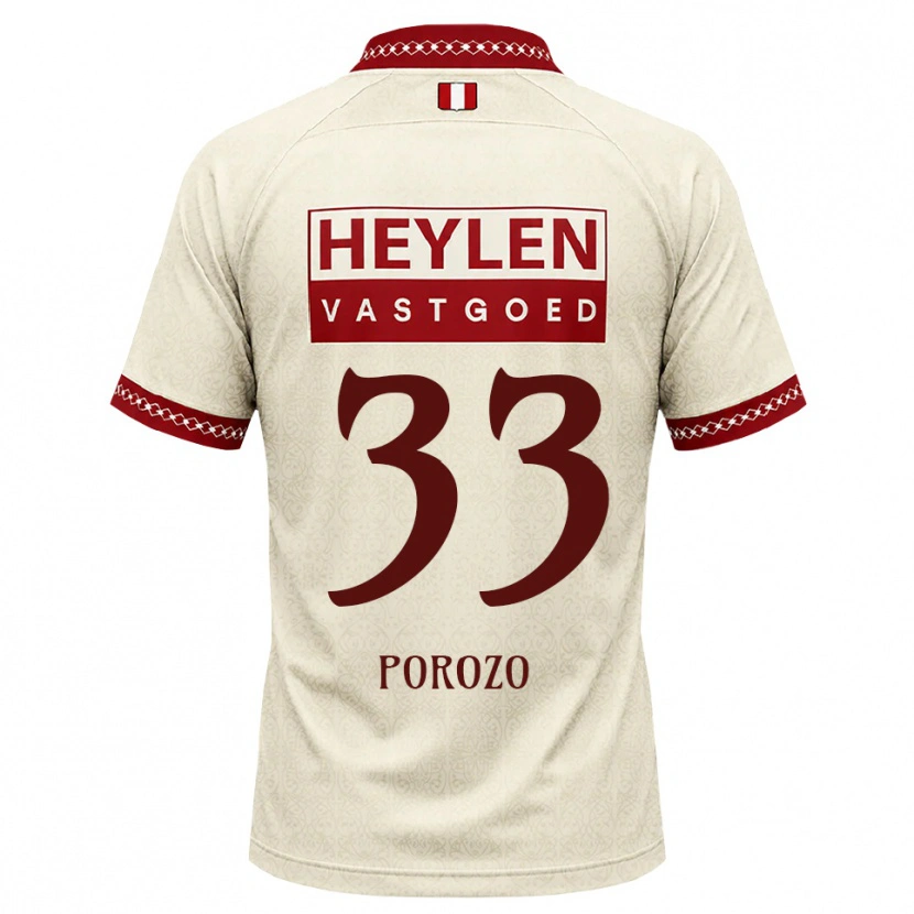Danxen Mulher Camisola Snayder Porozo #33 Beige Vermelho Alternativa 2026/27 Camisa Brasil
