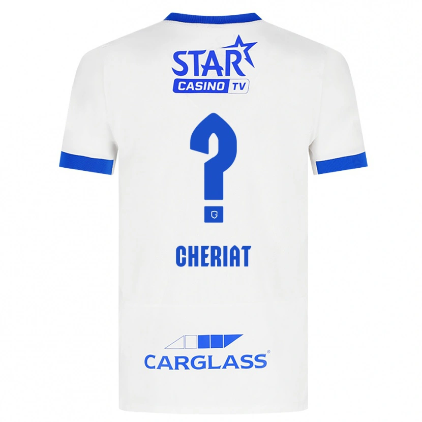 Danxen Mulher Camisola Rayan Cheriat #0 Branco Azul Alternativa 2026/27 Camisa Brasil