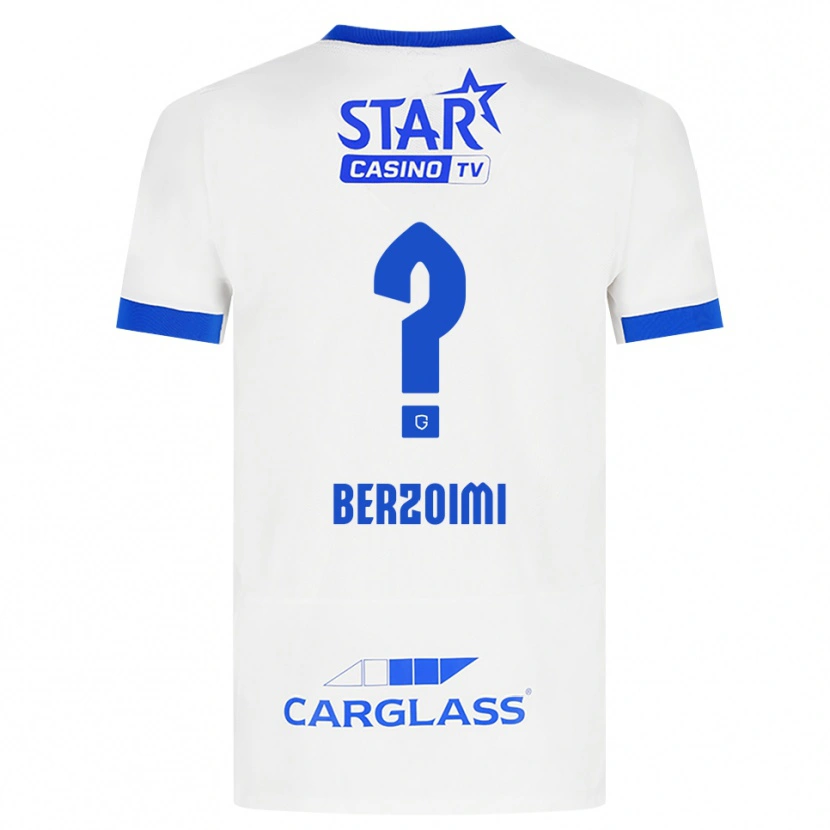 Danxen Mulher Camisola Mohamed Berzoimi #0 Branco Azul Alternativa 2026/27 Camisa Brasil