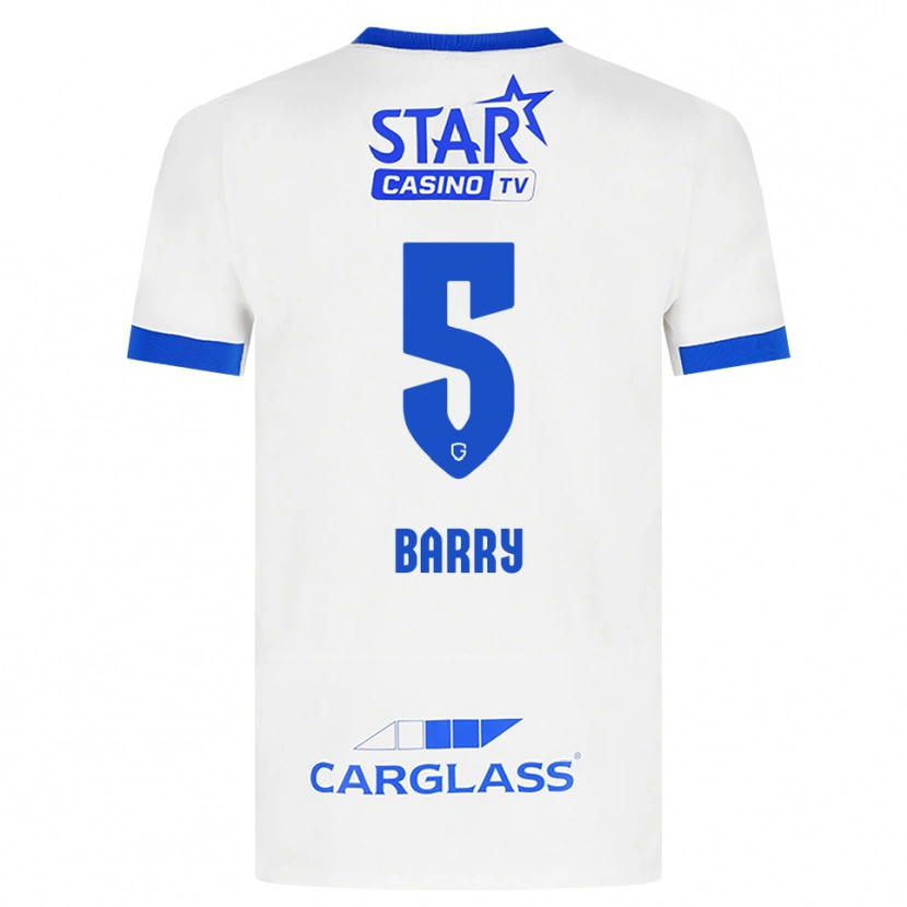 Danxen Mulher Camisola Alpha Barry #5 Branco Azul Alternativa 2026/27 Camisa Brasil