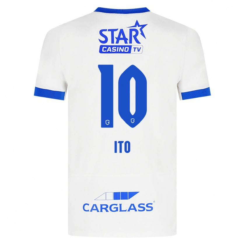 Danxen Mulher Camisola Junya Ito #10 Branco Azul Alternativa 2026/27 Camisa Brasil