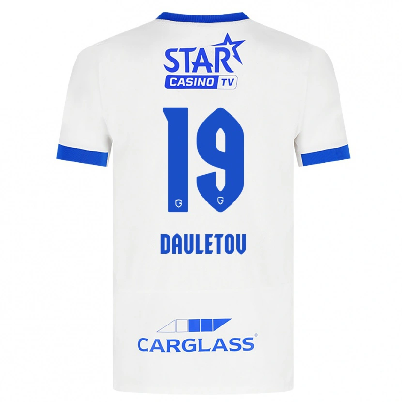 Danxen Mulher Camisola Shakhmurat Dauletov #19 Branco Azul Alternativa 2026/27 Camisa Brasil
