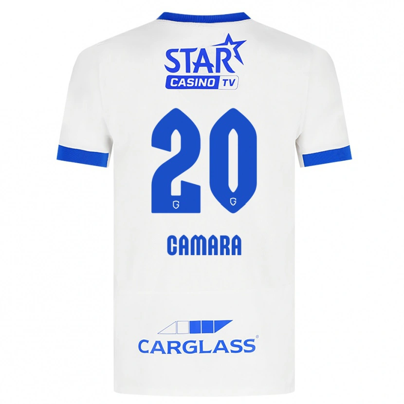 Danxen Mulher Camisola Ali Camara #20 Branco Azul Alternativa 2026/27 Camisa Brasil