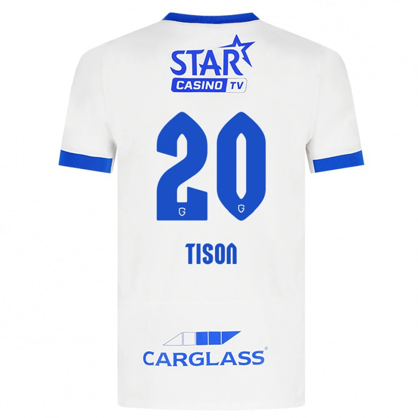 Danxen Mulher Camisola Charlotte Tison #20 Branco Azul Alternativa 2026/27 Camisa Brasil