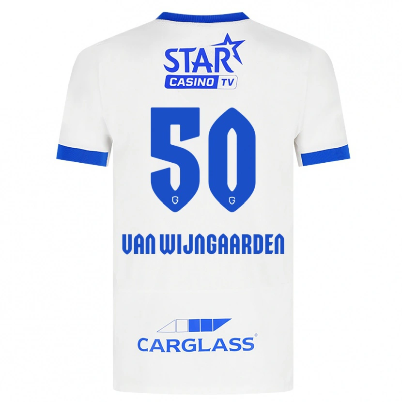 Danxen Mulher Camisola Maren Van Wijngaarden #50 Branco Azul Alternativa 2026/27 Camisa Brasil