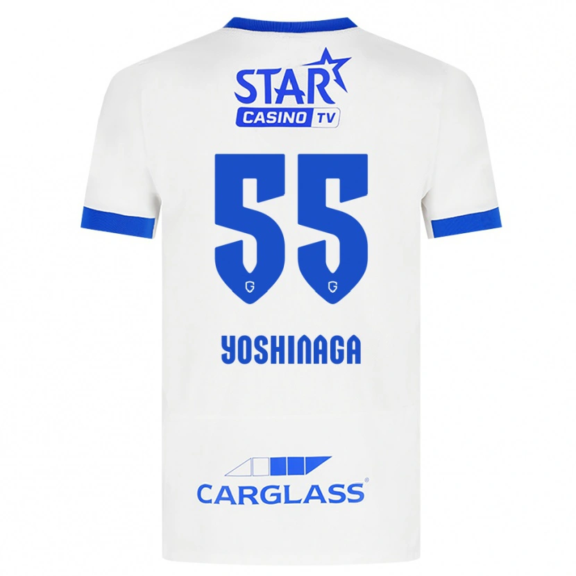 Danxen Mulher Camisola Yumeki Yoshinaga #55 Branco Azul Alternativa 2026/27 Camisa Brasil