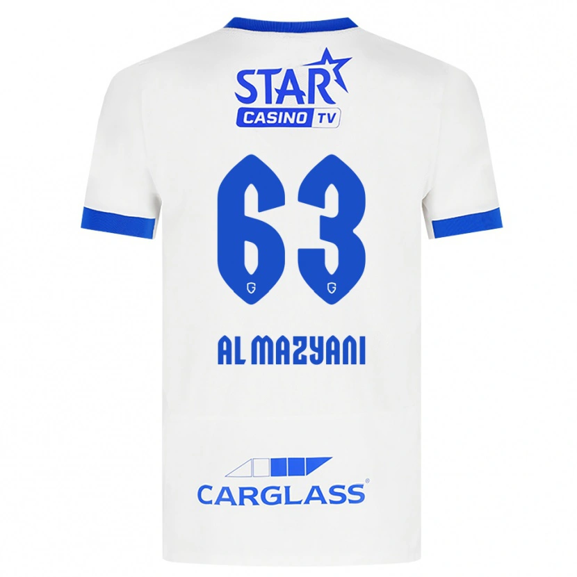 Danxen Mulher Camisola Faissal Al Mazyani #63 Branco Azul Alternativa 2026/27 Camisa Brasil