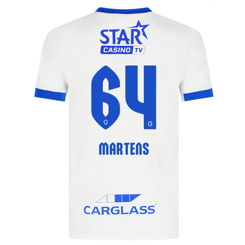 Danxen Mulher Camisola Nolan Martens #64 Branco Azul Alternativa 2026/27 Camisa Brasil