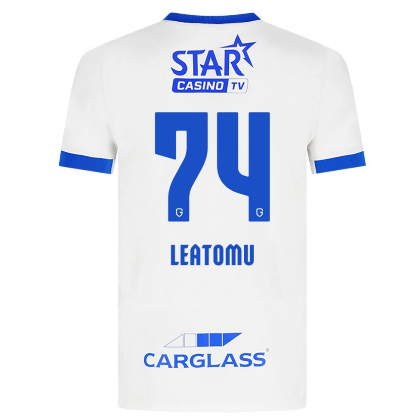 Danxen Mulher Camisola Noa Leatomu #74 Branco Azul Alternativa 2026/27 Camisa Brasil