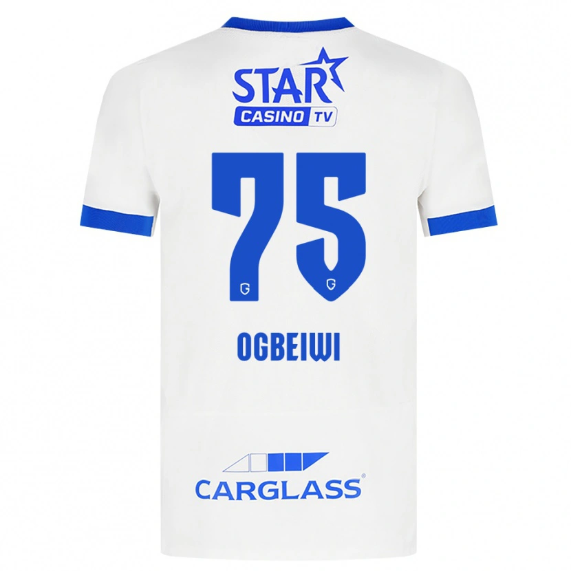 Danxen Mulher Camisola Precious Ogbeiwi #75 Branco Azul Alternativa 2026/27 Camisa Brasil