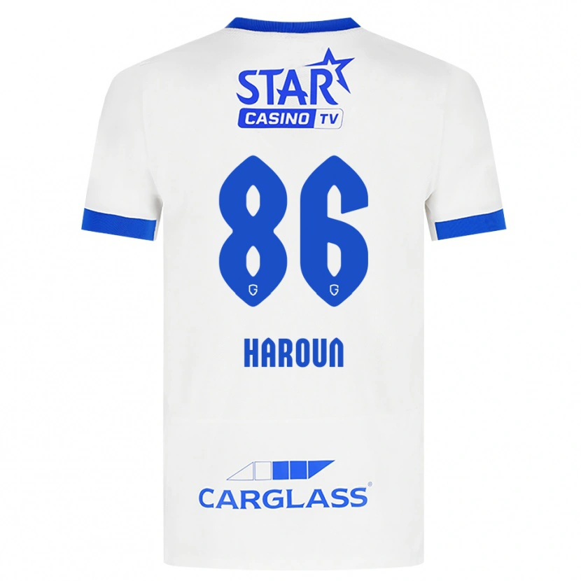 Danxen Mulher Camisola Kenan Haroun #86 Branco Azul Alternativa 2026/27 Camisa Brasil