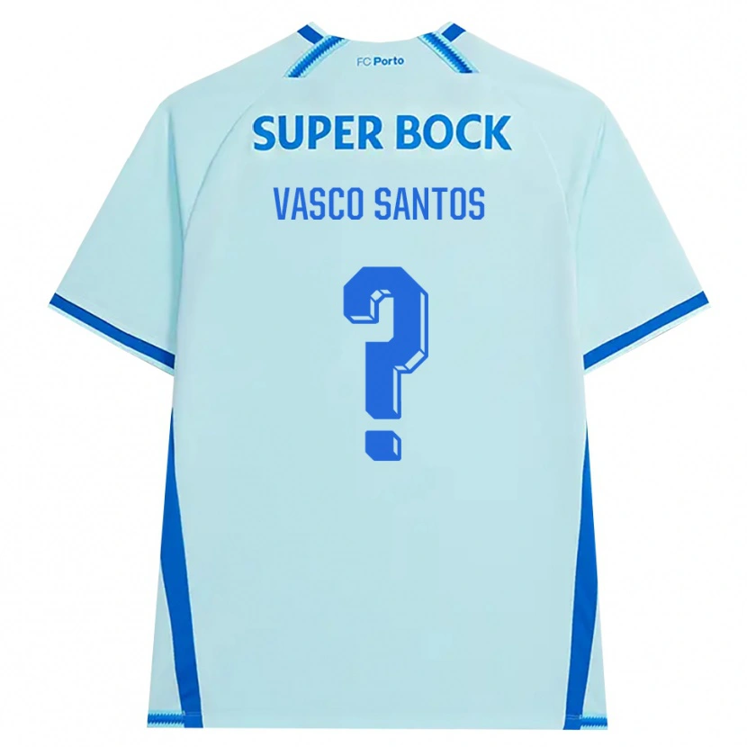 Danxen Mulher Camisola Vasco Santos #0 Lightcyan Azul Terceiro 2026/27 Camisa Brasil