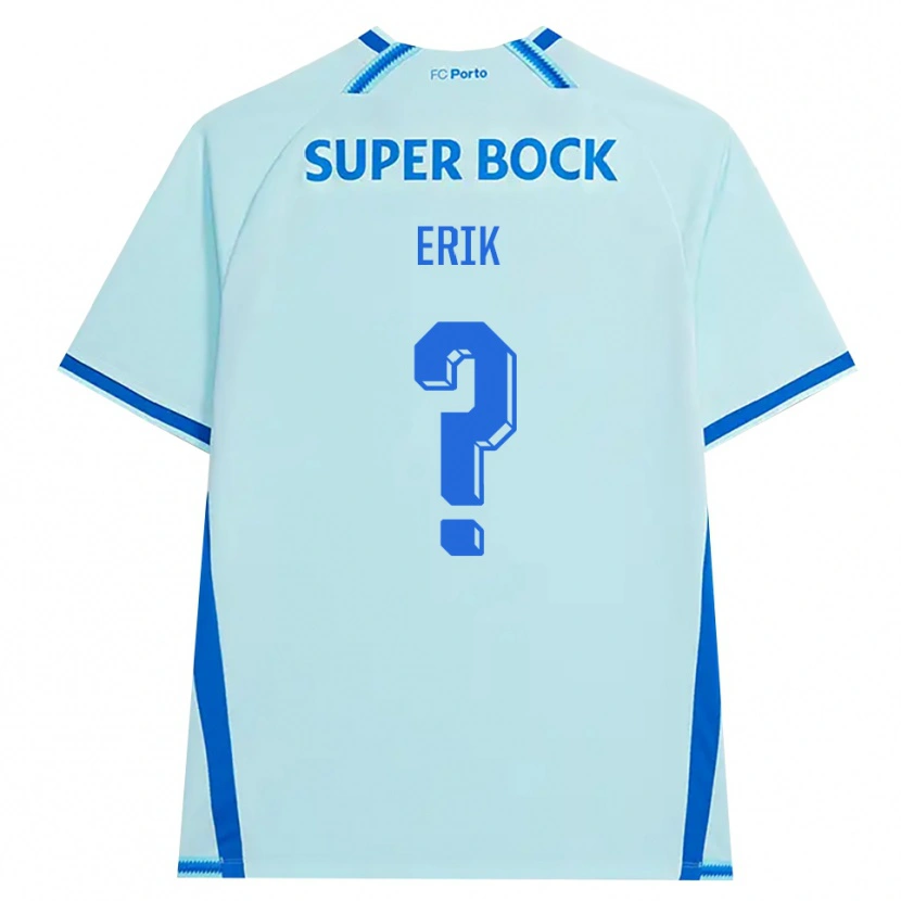 Danxen Mulher Camisola Erik #0 Lightcyan Azul Terceiro 2026/27 Camisa Brasil