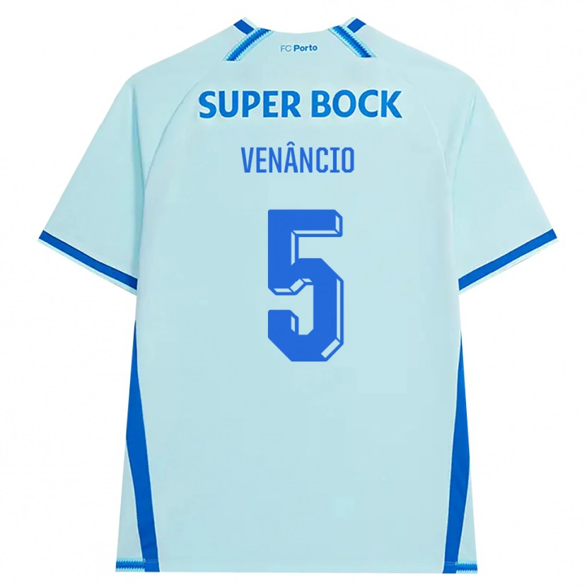Danxen Mulher Camisola Eduardo Venâncio #5 Lightcyan Azul Terceiro 2026/27 Camisa Brasil