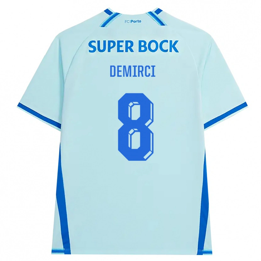 Danxen Mulher Camisola Rayan Demirci #8 Lightcyan Azul Terceiro 2026/27 Camisa Brasil
