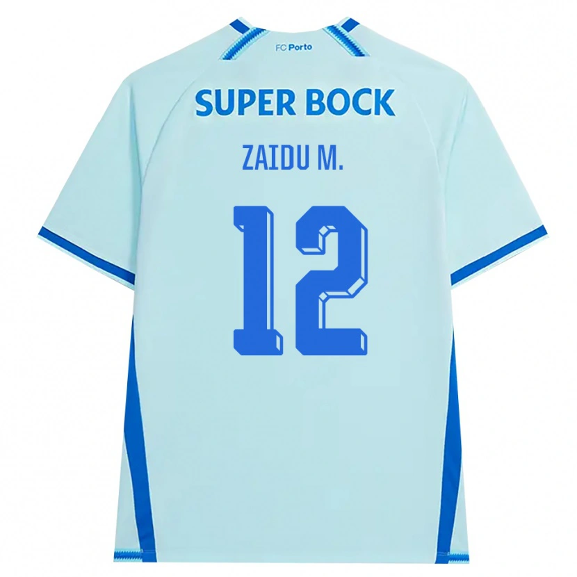 Danxen Mulher Camisola Zaidu Sanusi #12 Lightcyan Azul Terceiro 2026/27 Camisa Brasil