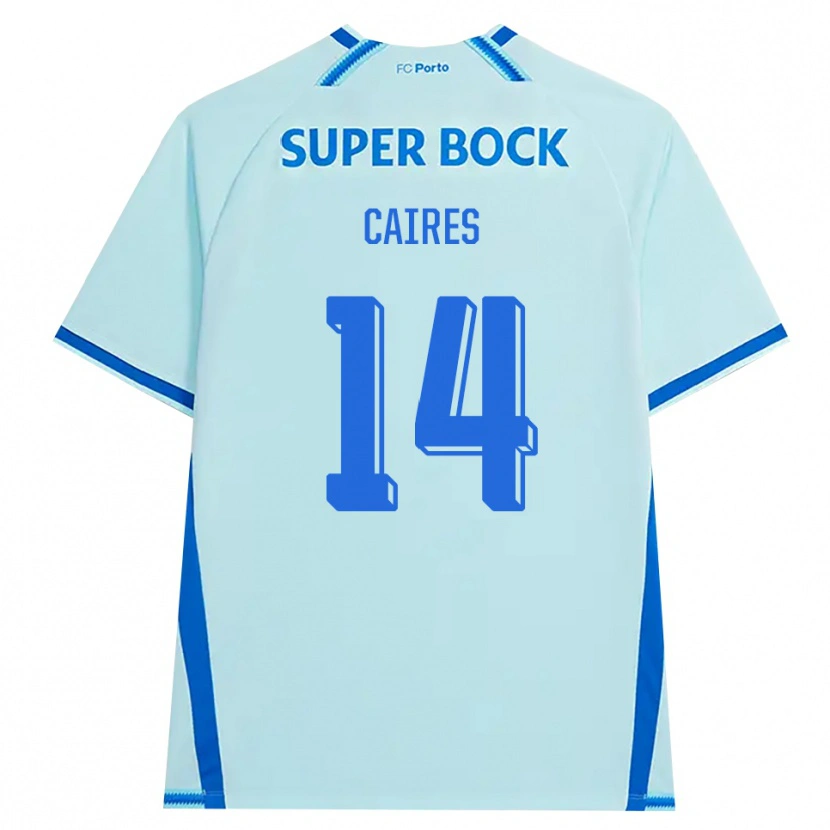 Danxen Mulher Camisola Tiago Caires #14 Lightcyan Azul Terceiro 2026/27 Camisa Brasil