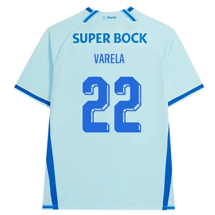 Danxen Mulher Camisola Alan Varela #22 Lightcyan Azul Terceiro 2026/27 Camisa Brasil