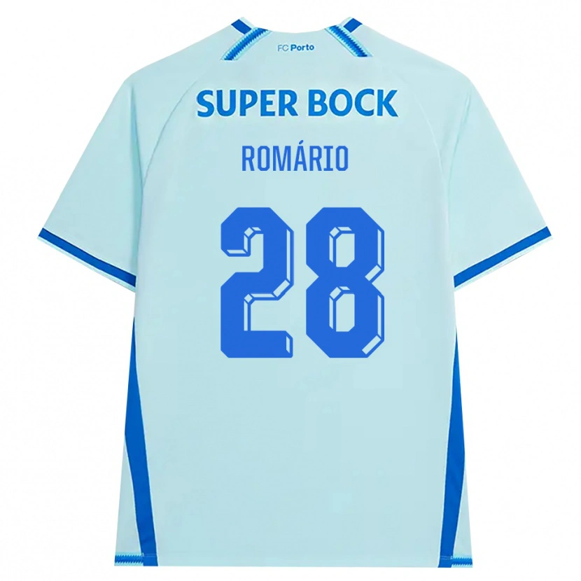 Danxen Mulher Camisola Romario Baro #28 Lightcyan Azul Terceiro 2026/27 Camisa Brasil