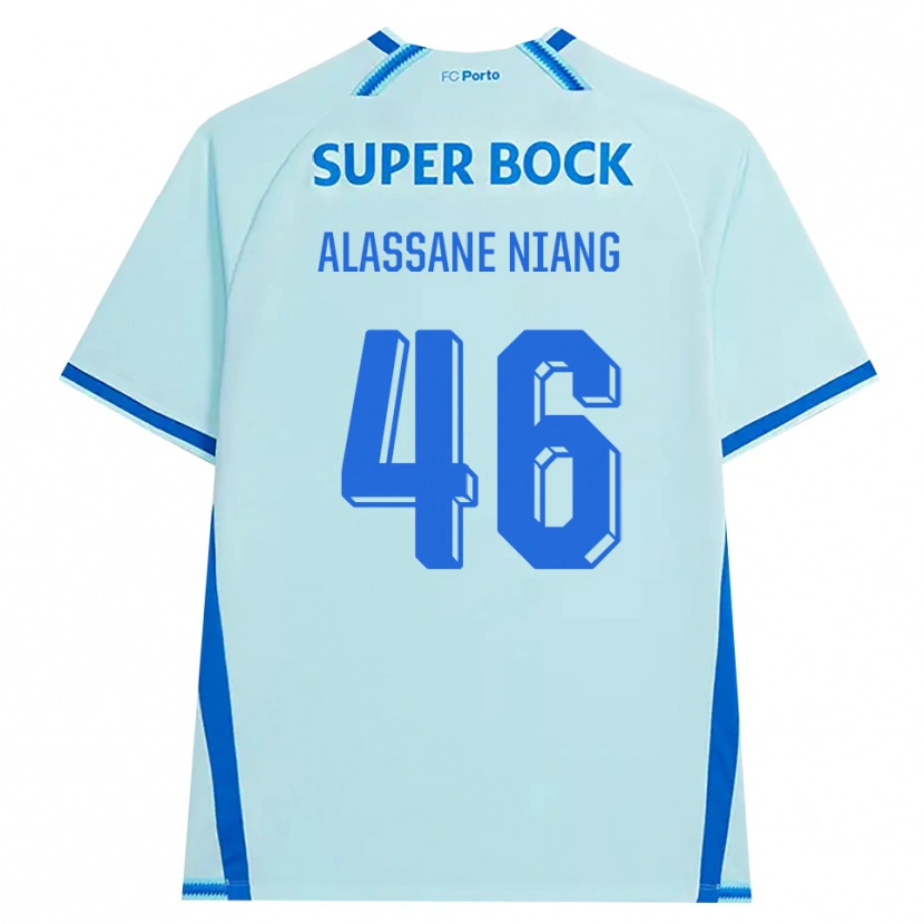 Danxen Mulher Camisola Mame Alassane Niang #46 Lightcyan Azul Terceiro 2026/27 Camisa Brasil