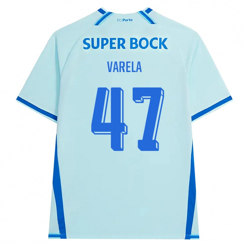 Danxen Mulher Camisola Cardoso Varela #47 Lightcyan Azul Terceiro 2026/27 Camisa Brasil