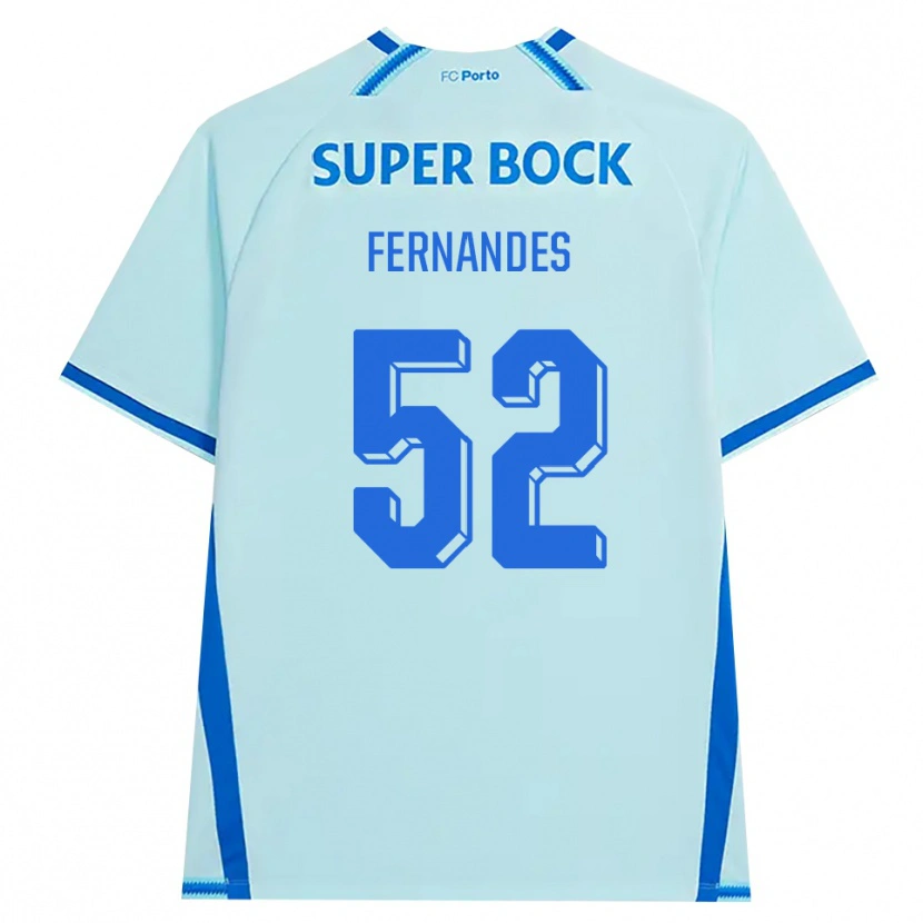 Danxen Mulher Camisola Martim Fernandes #52 Lightcyan Azul Terceiro 2026/27 Camisa Brasil