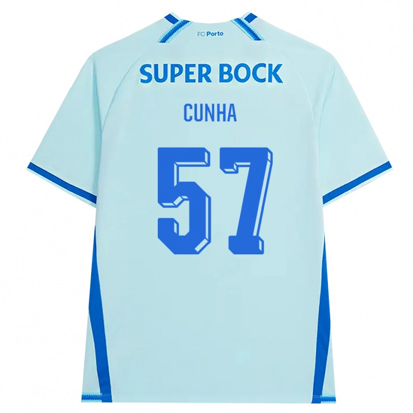 Danxen Mulher Camisola Duarte Cunha #57 Lightcyan Azul Terceiro 2026/27 Camisa Brasil