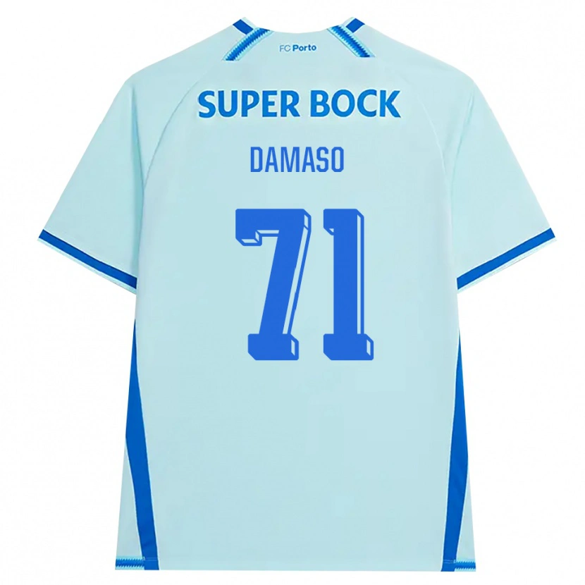 Danxen Mulher Camisola Nico Damaso #71 Lightcyan Azul Terceiro 2026/27 Camisa Brasil
