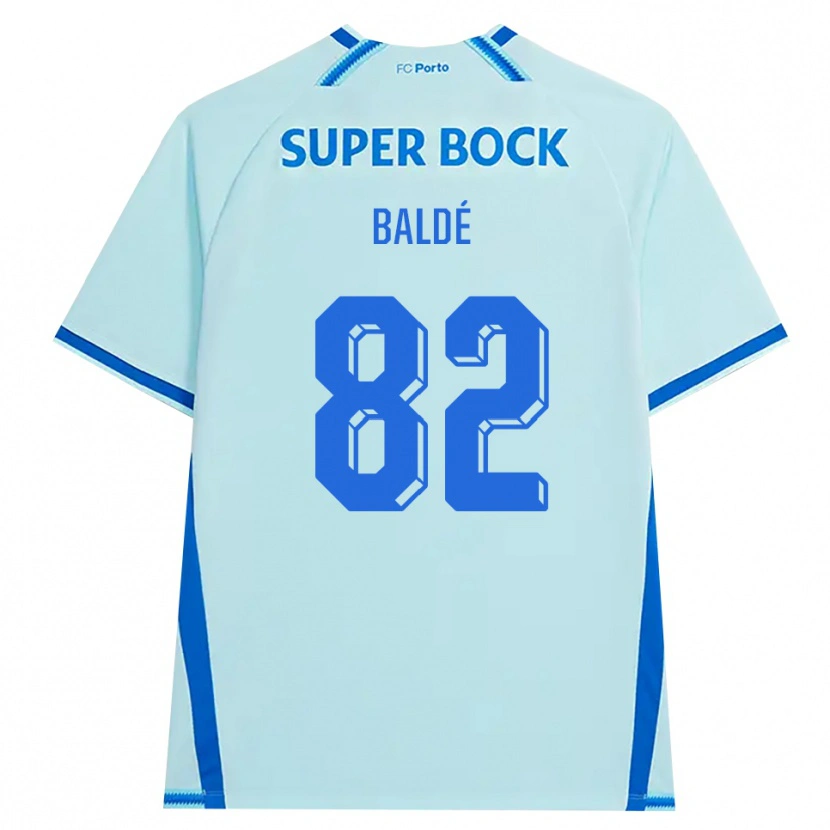 Danxen Mulher Camisola Alfa Baldé #82 Lightcyan Azul Terceiro 2026/27 Camisa Brasil