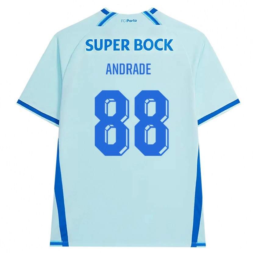 Danxen Mulher Camisola Domingos Andrade #88 Lightcyan Azul Terceiro 2026/27 Camisa Brasil