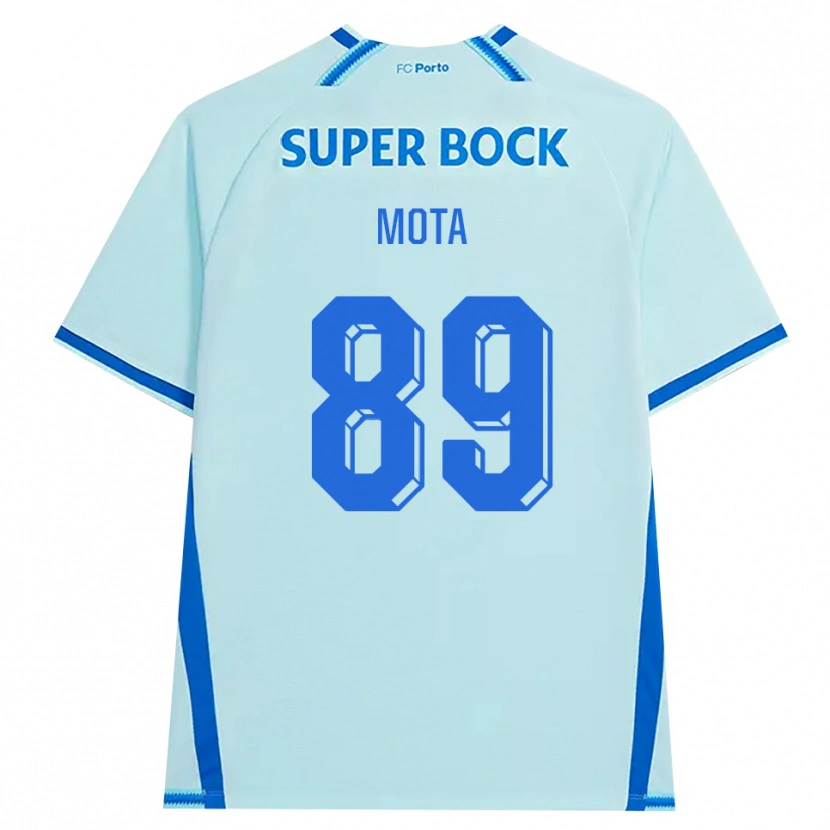 Danxen Mulher Camisola Luís Mota #89 Lightcyan Azul Terceiro 2026/27 Camisa Brasil