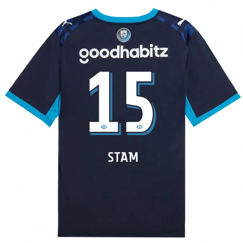 Danxen Mulher Camisola Dyran Stam #15 Dodgerblue Royalblue Terceiro 2026/27 Camisa Brasil