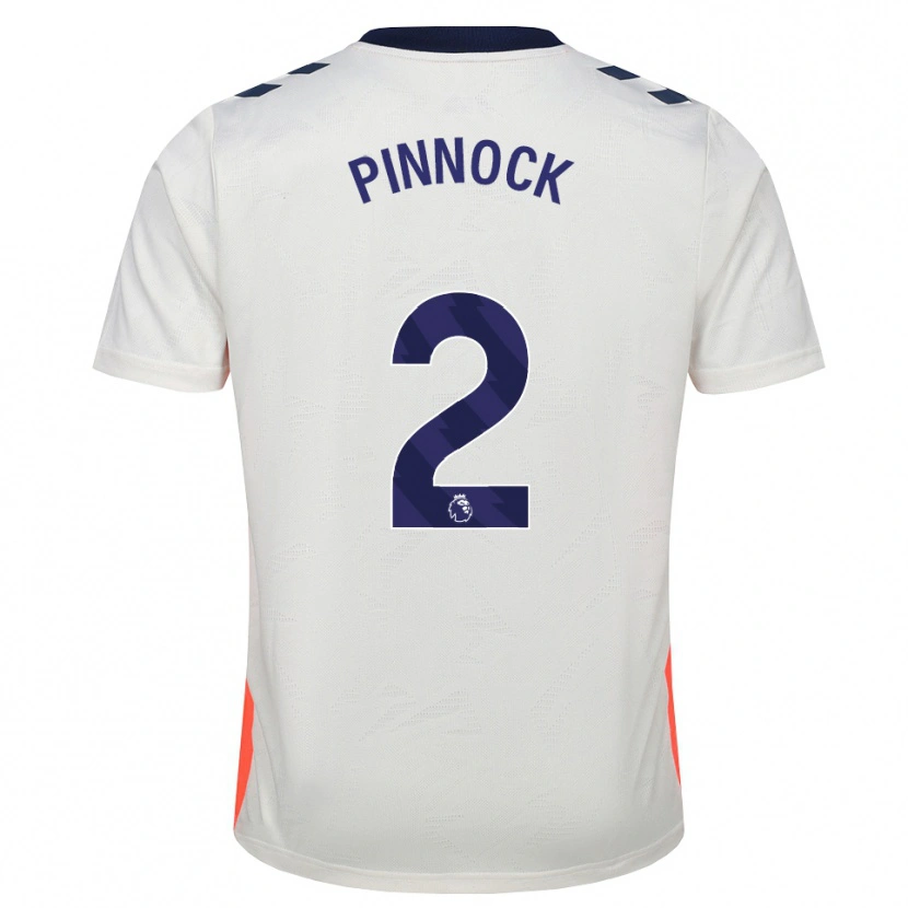 Danxen Mulher Camisola Ethan Pinnock #2 Branco Laranja Azul Real Alternativa 2026/27 Camisa Brasil